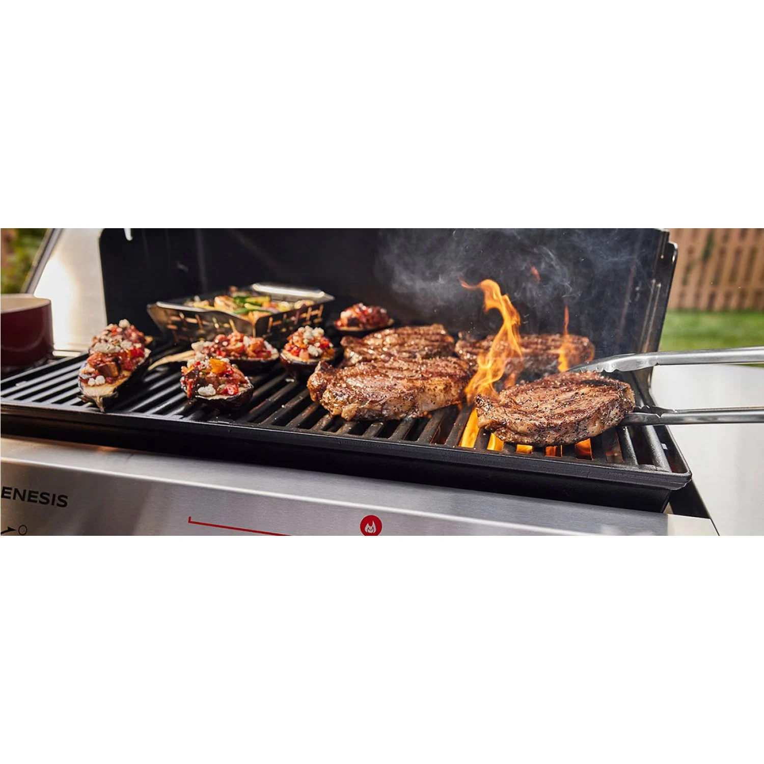 גריל בשרים באזור ה-BBQ בצימר רוממותא